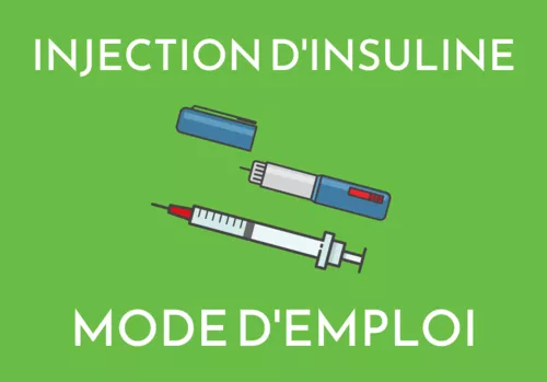 Comment faire l'injection d'insuline ?