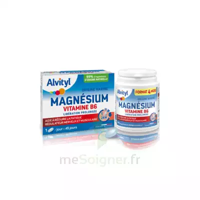 Alvityl Magnésium Vitamine B6 Libération Prolongée Comprimés Lp B/45 à Chauny